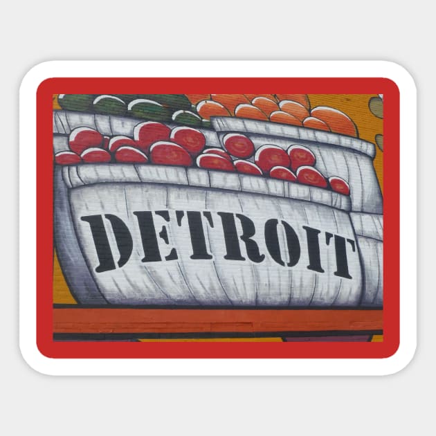 Detroit Market Sticker by ThomasGallant